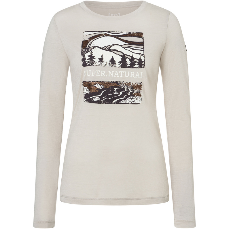 Super.Natural Damen Great Bear River Longsleeve