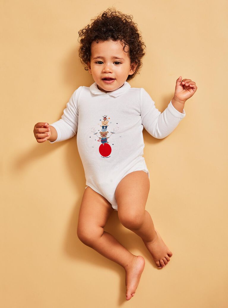 Body Collection Solidaire Le Rire Médecin à manches longues - Bébé garçon