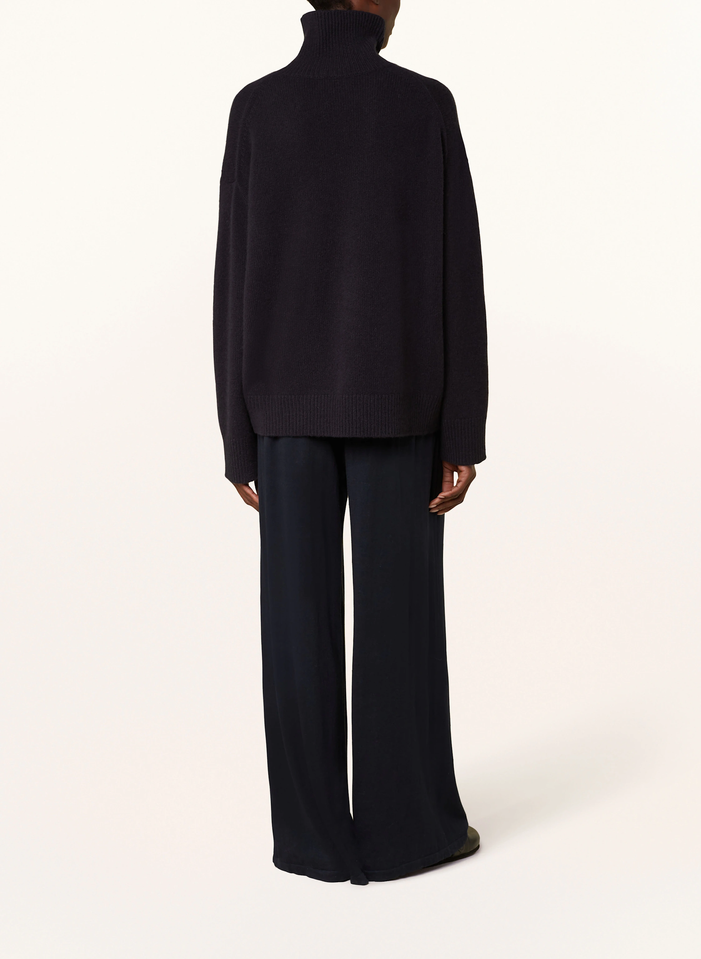 SMINFINITY Oversized-Rollkragenpullover aus Cashmere