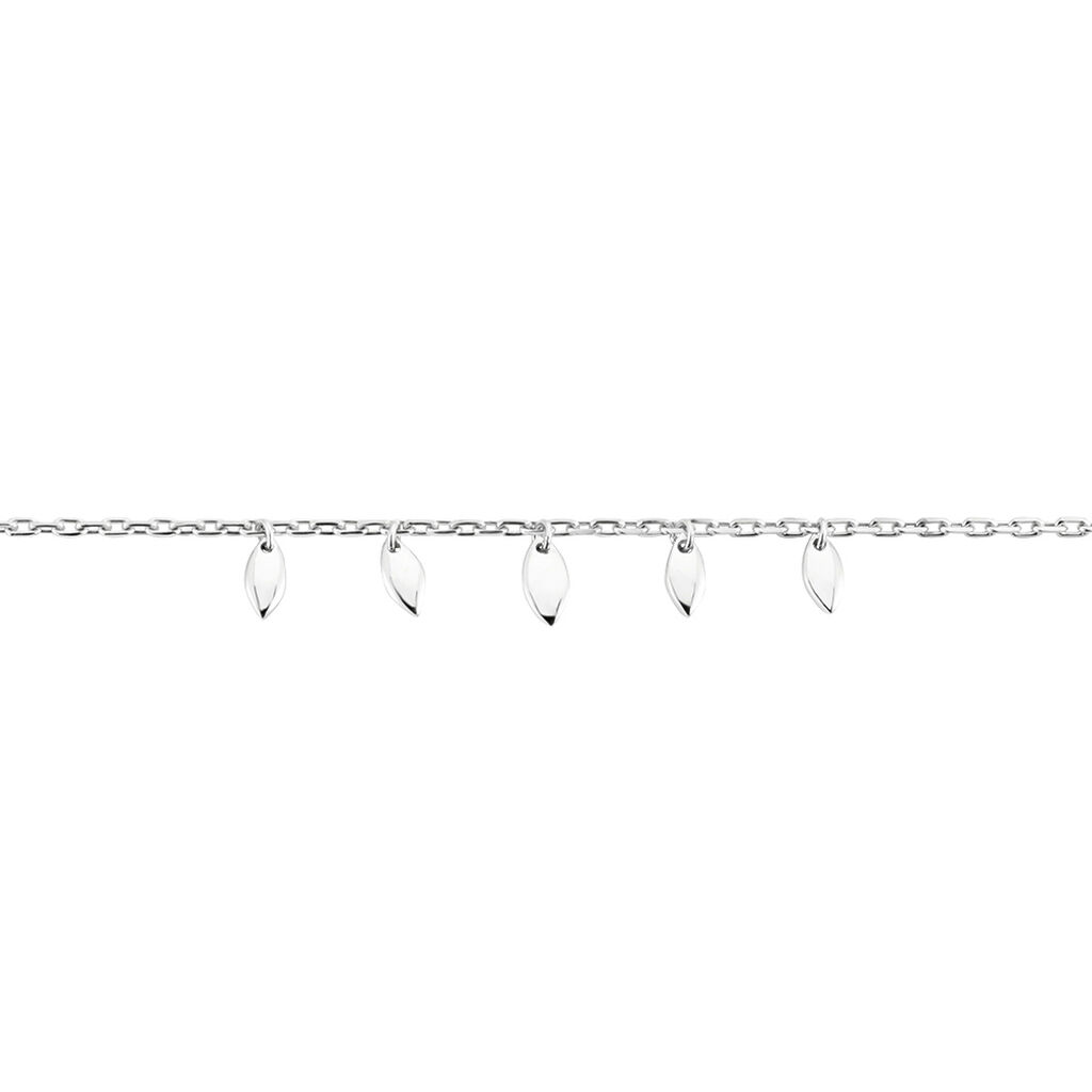 Bracelet Argent Blanc Shelia