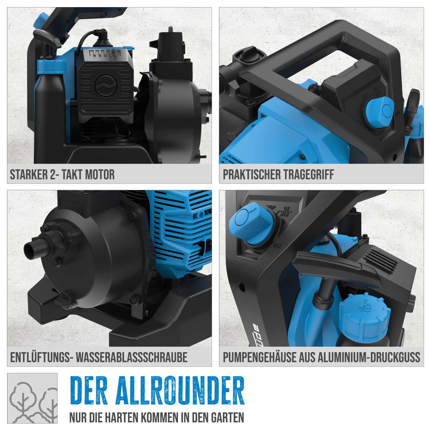 Güde Motorpumpe GMP 7.21