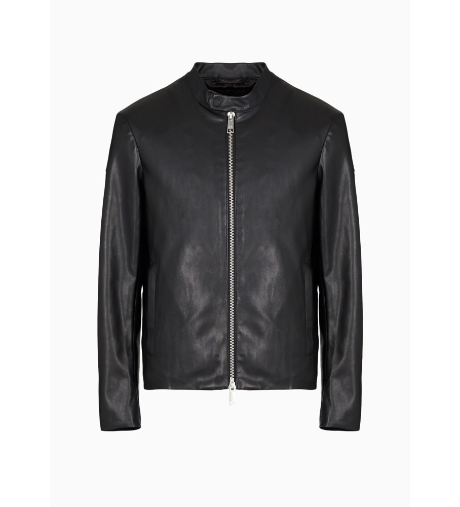 Jaqueta Armani Exchange Pao Preta
