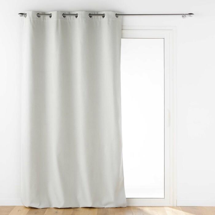 RIDEAU OEILLETS 140X260CM ISOLANT JUPITER NATUREL