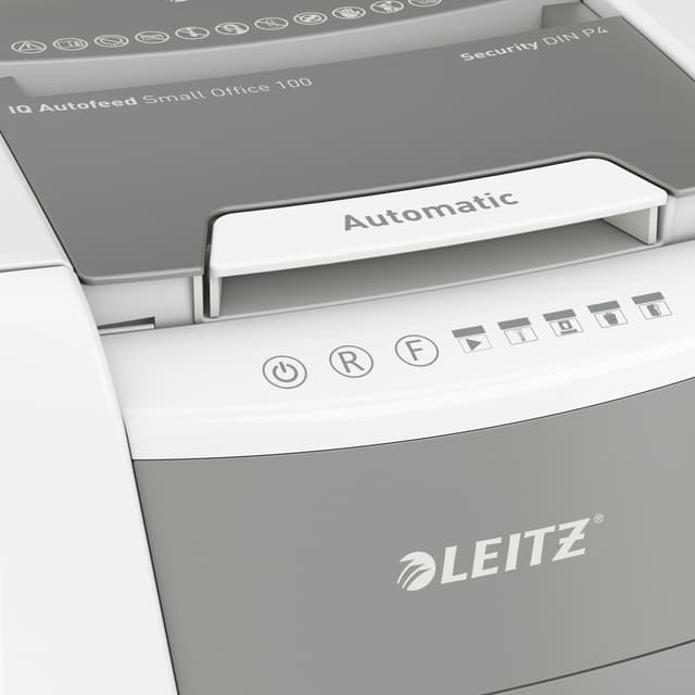 Leitz IQ AutoFeed SmallOffice 100 P4 tværskåret makulator