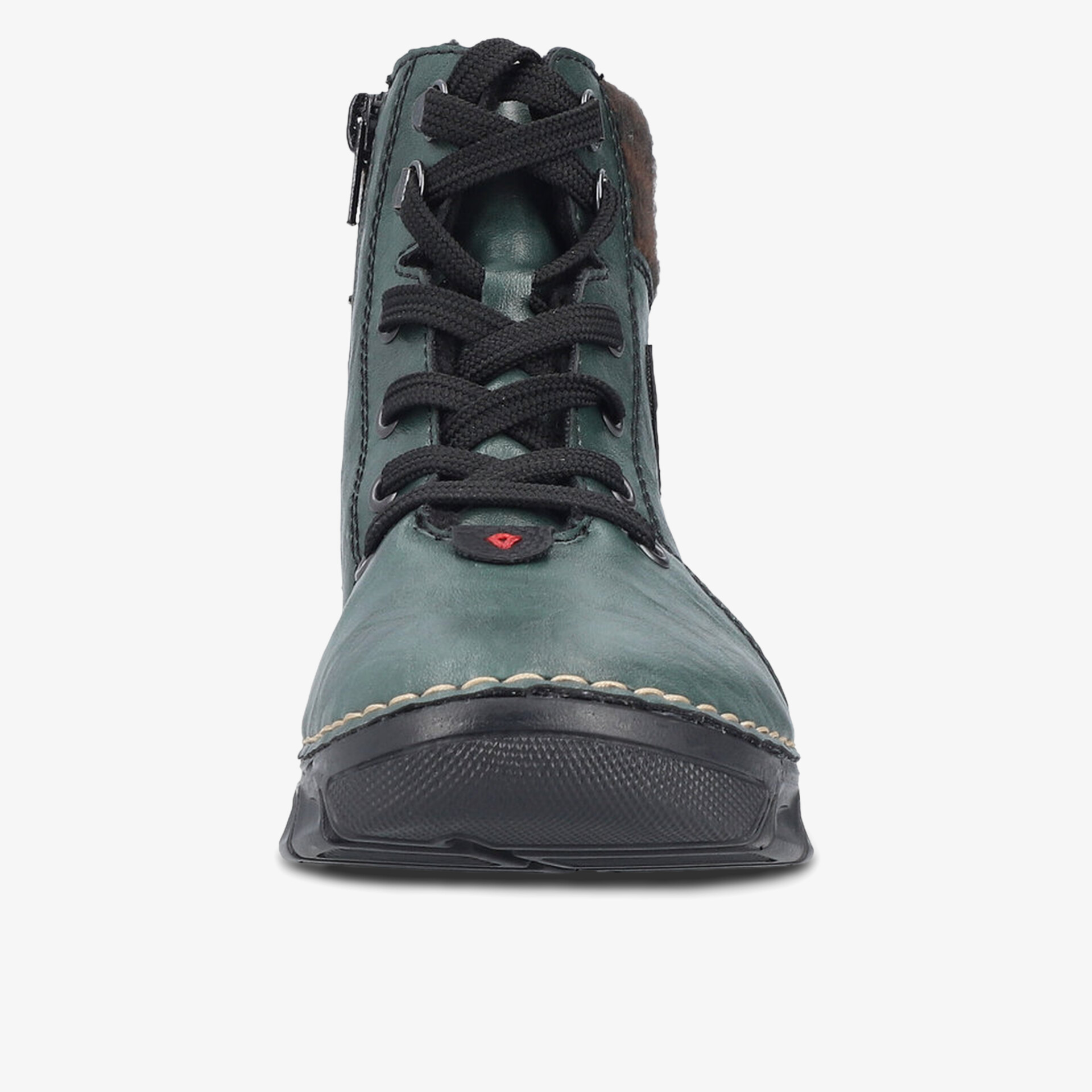 rieker Damen Schnürstiefeletten grün