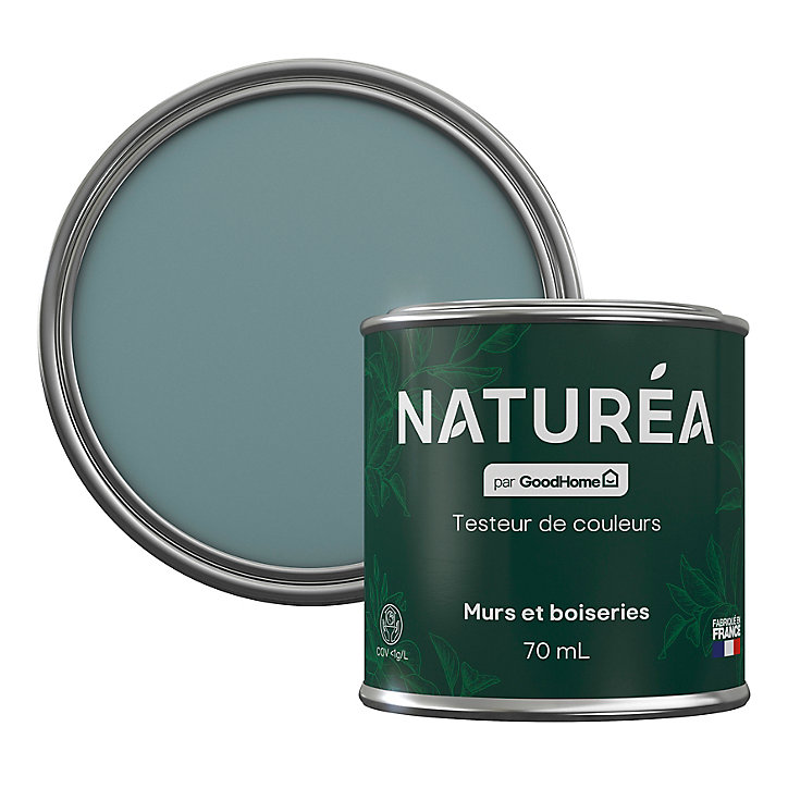 Peinture testeur de couleur Naturéa par GoodHome ciel de printemps velours 70 ml