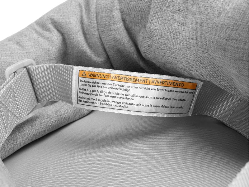 COCON Tischsitz Grau Bequemer und kompakter Sitzschutz für Babys