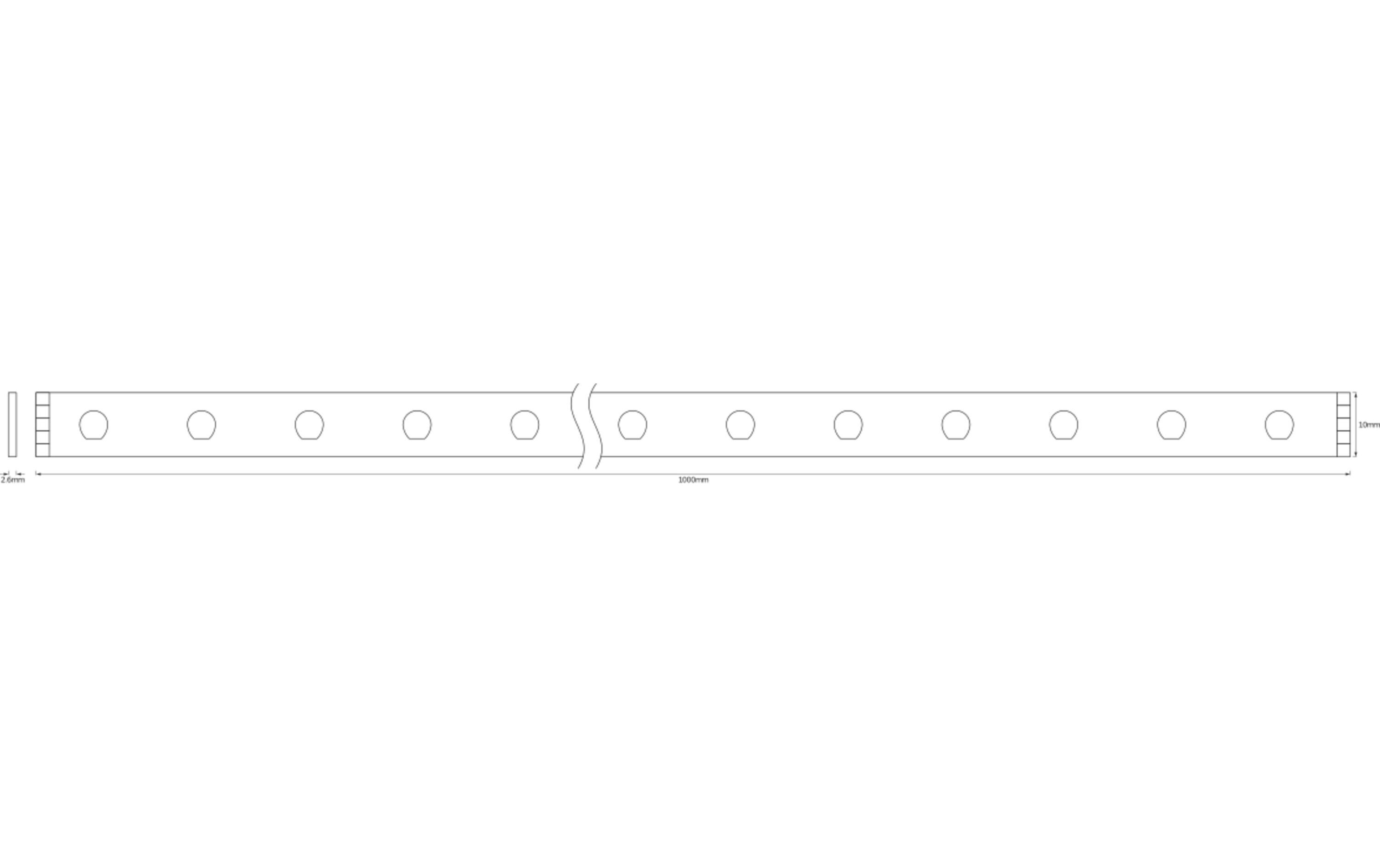 LED Stripe Smart+ LED Flex WiFi, RGBW, 1m VerlängerungWLAN-fähige Smart LED-Lichtleiste