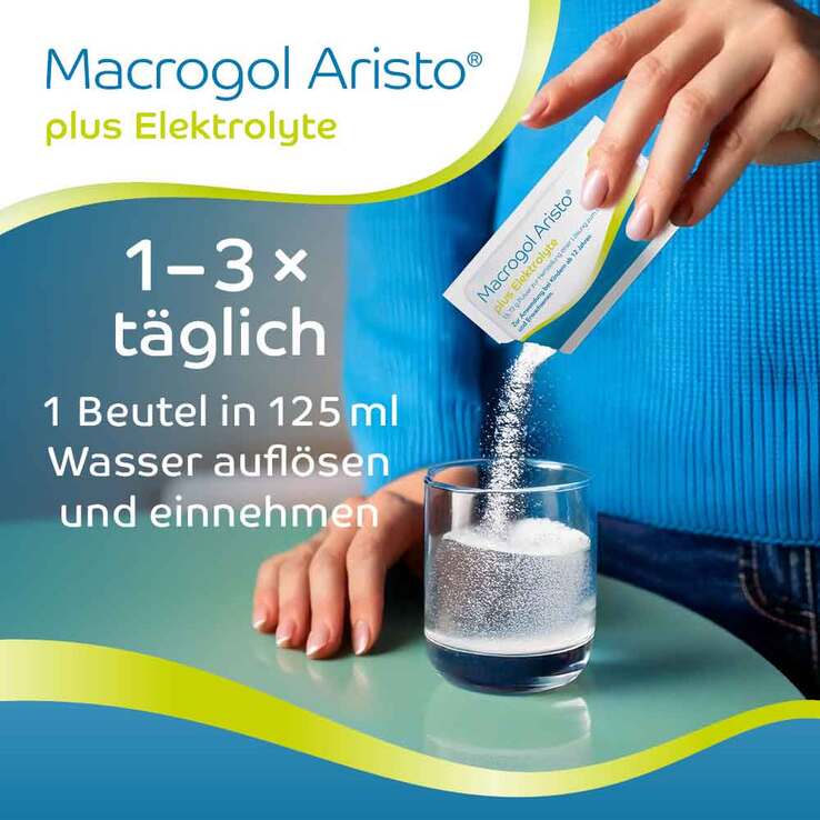 Macrogol Aristo plus Elektrolyte 13,72 g Ple, 100 St
