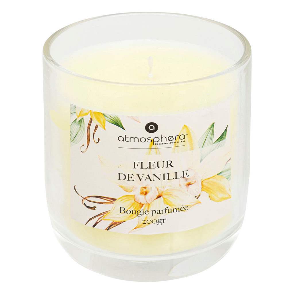 Bougie parfumée OUDY parfum vanille 200g