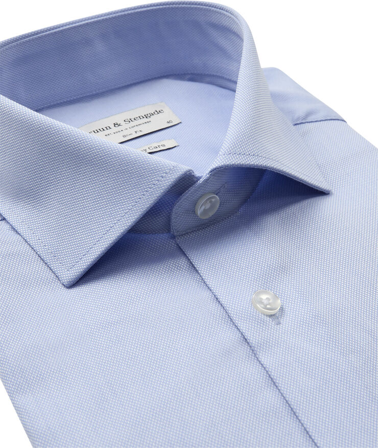 Bruun & Stengade BS Harris Slim Fit Shirt Light blue