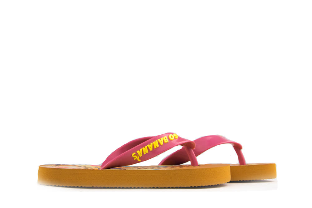 Shoesme Go Bananas Leopard Flip Flops