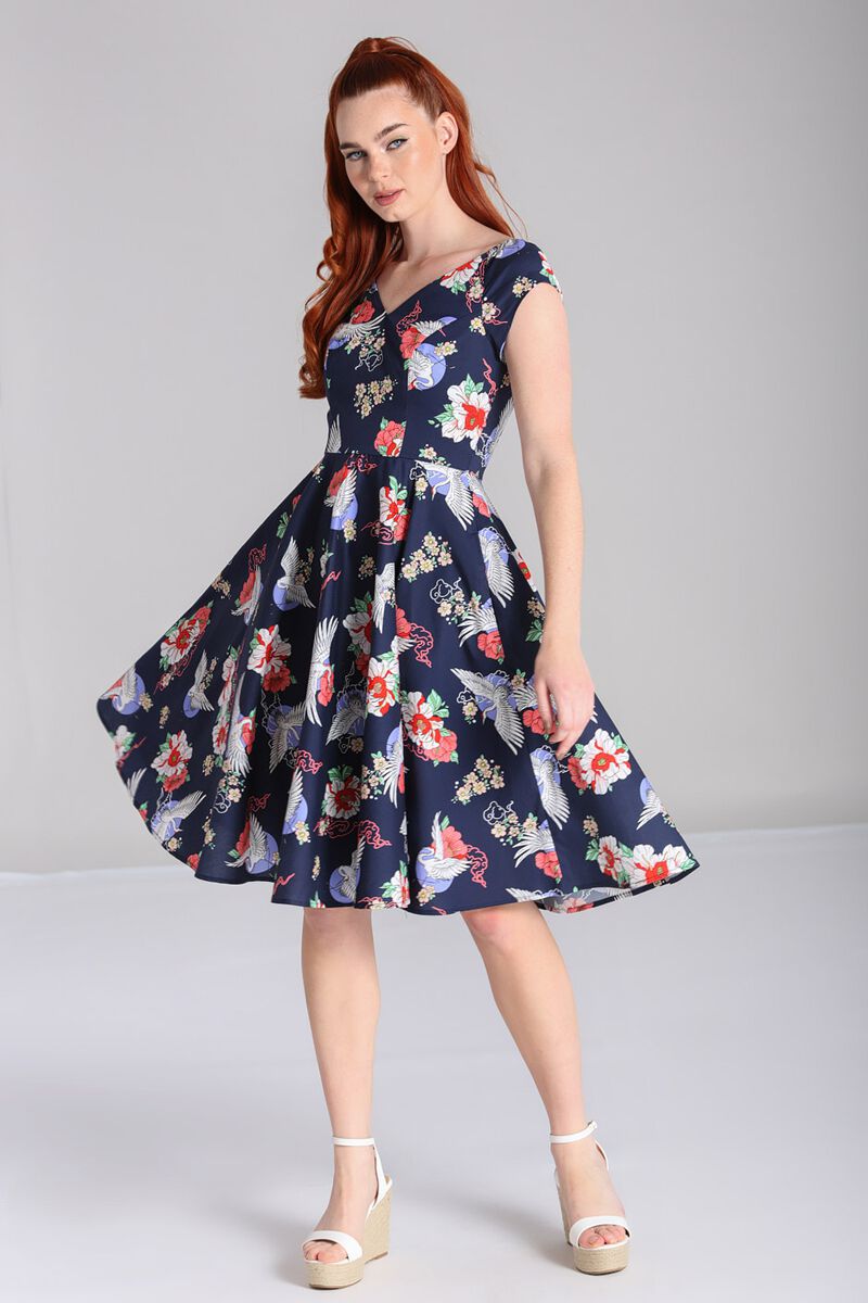 Misa Midi Dress | Hell Bunny Robe mi-longue