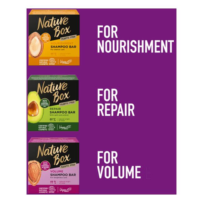 Nature Box Argan Nourishment Shampoo Bar 85 GR