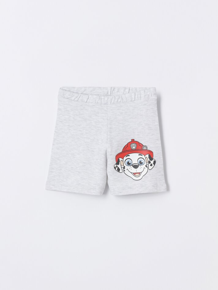 Conjunto de 2 pijamas estampados Patrulha Canina Nickelodeon - Branco Sujo