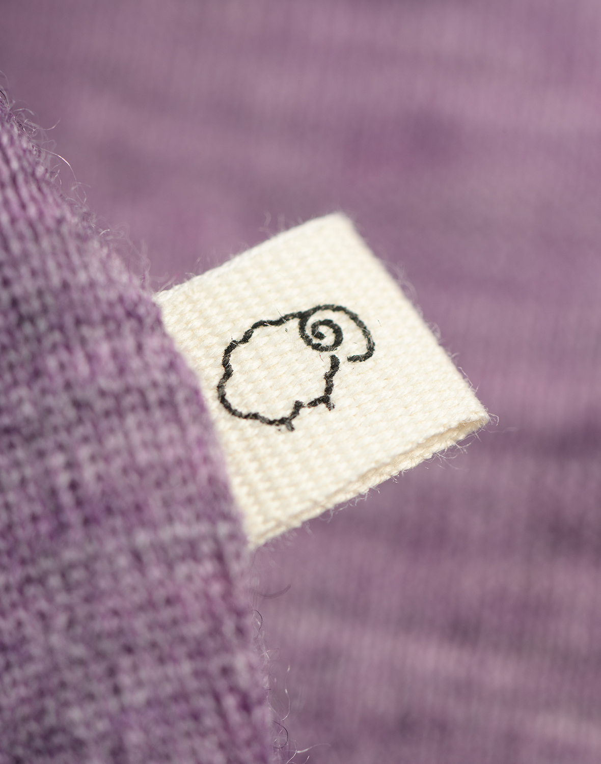Hemd van merinowol voor baby's in Blushmelange