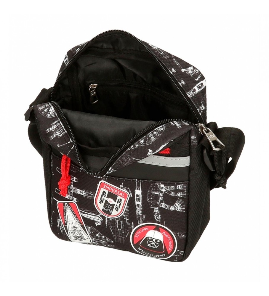 Bolsa de Noite Bandolera Star Wars Missão Espacial Preta