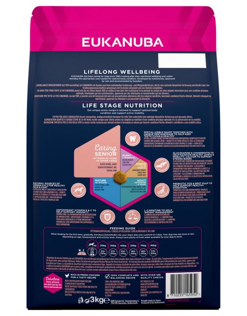 Eukanuba Caring Senior Large Breed Kip - Hondenvoer