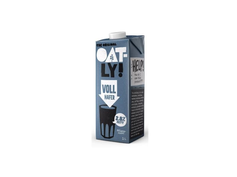 Oatly Haferdrink Voll 1 l Hafergetränk mit zugesetzten Vitaminen und Mineralien