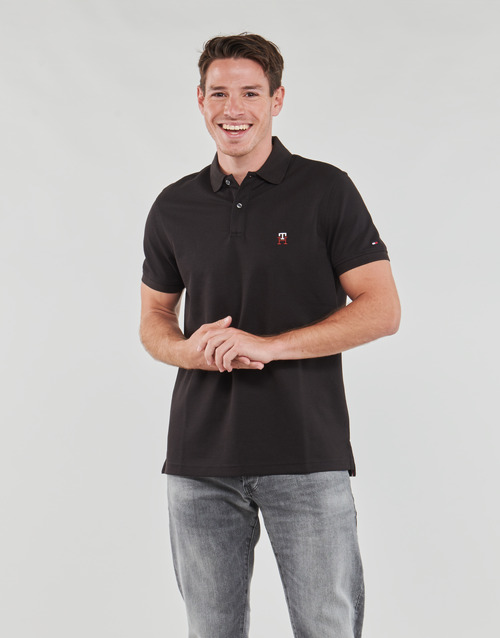 Tommy Hilfiger - MONOGRAM SMALL IMD REG POLO - Noir
