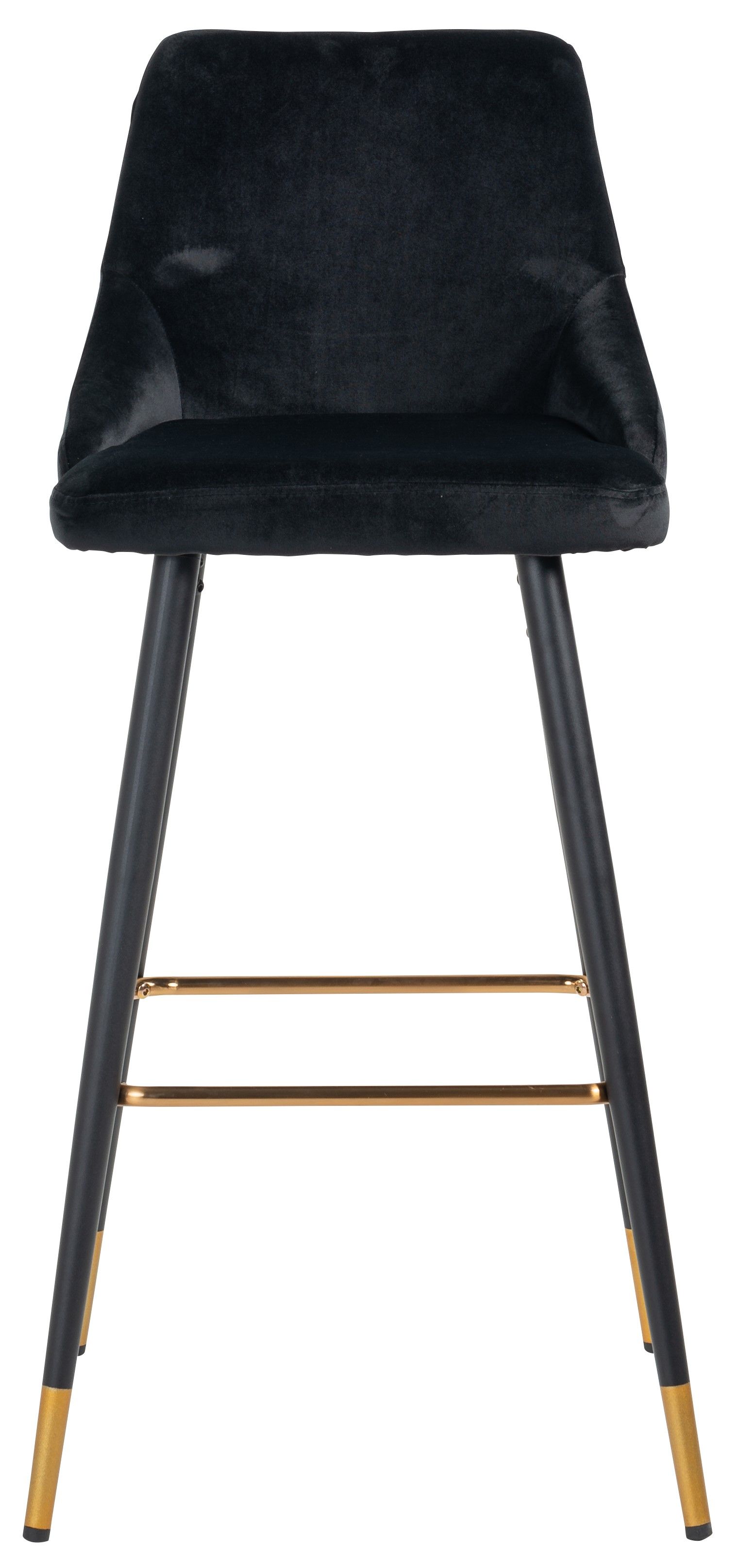 Barkruk 210366 Black Velvet Imani B50 x D61 x H109 cm
