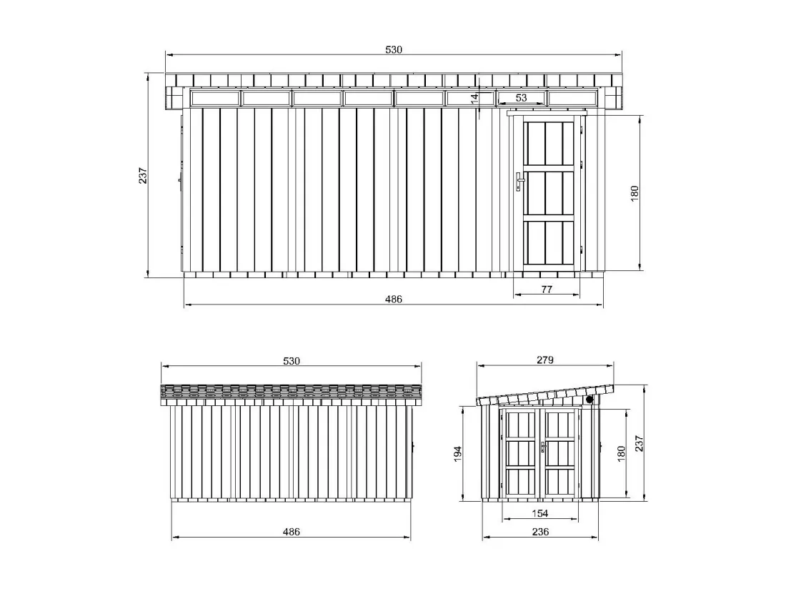 Abri de Jardin Qualité Premium 8.52+2.95 m² - Cabane de Jardin Exterieur Cabane de Jardin Exterieur - Garage Moto Exterieur Timbela M905C - CAVERN STEEL
