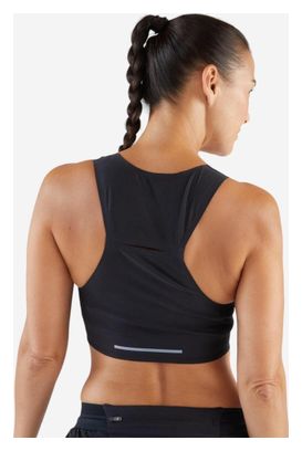 Crop Top Running Kiprun x Méline Rollin Race 900 Light Femme Noir