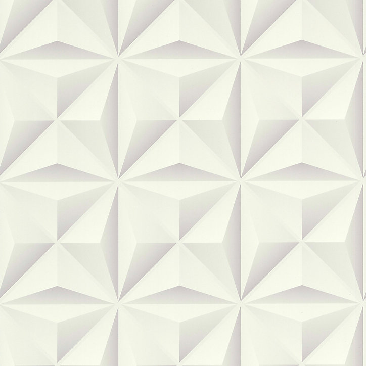 Papier peint Park avenue vinyle intissé Lys 3D blanc