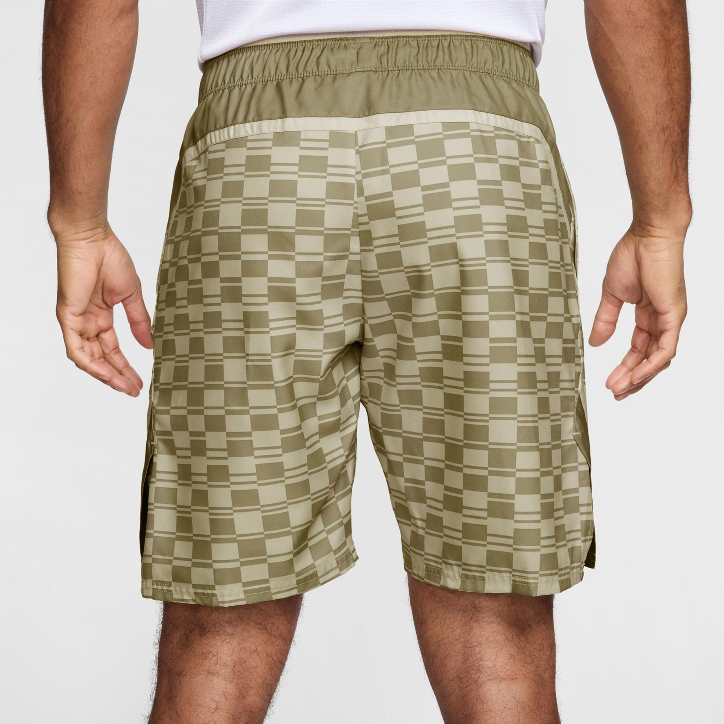 Nike Court Dri-FIT Victory High Rise 9in All Over Print Shorts Hommes - Kaki