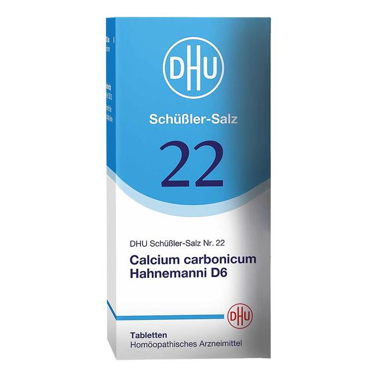 DHU Schüßler-Salz Nr. 22 Calcium carbonicum Hahnemanni D6 Tabletten, 80 St