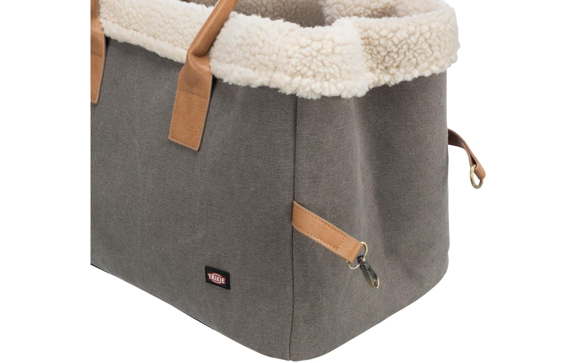 Tiertransport-Tasche Rachel, 25 × 30 × 40 cm, Grau/HellbraunTransporttasche