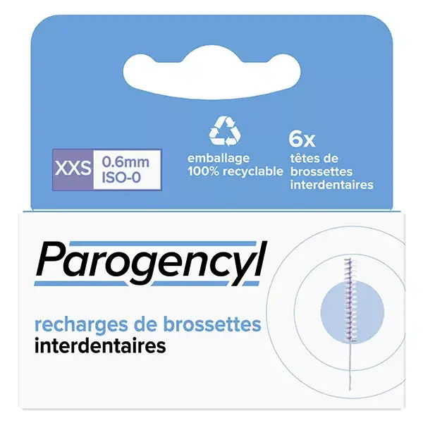 Pacote de Refil para Escova Interdental Parogencyl XXS com 6 unidades