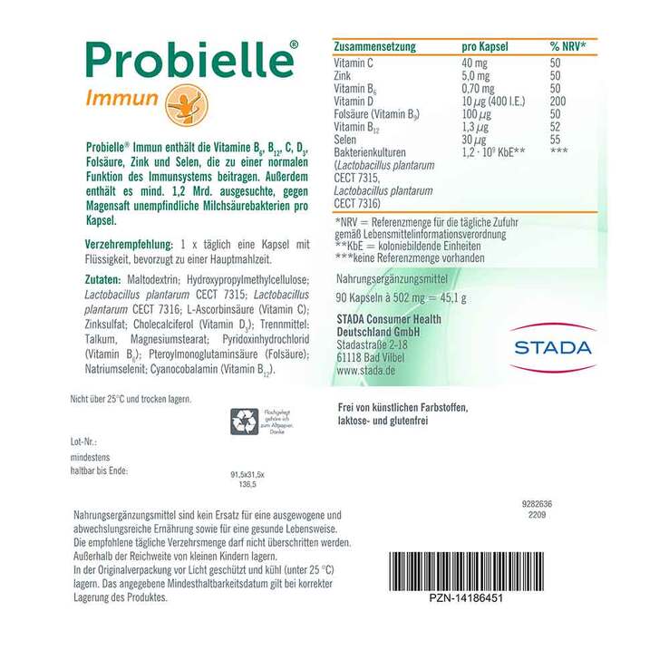 Probielle Immun Kapseln, 90 St