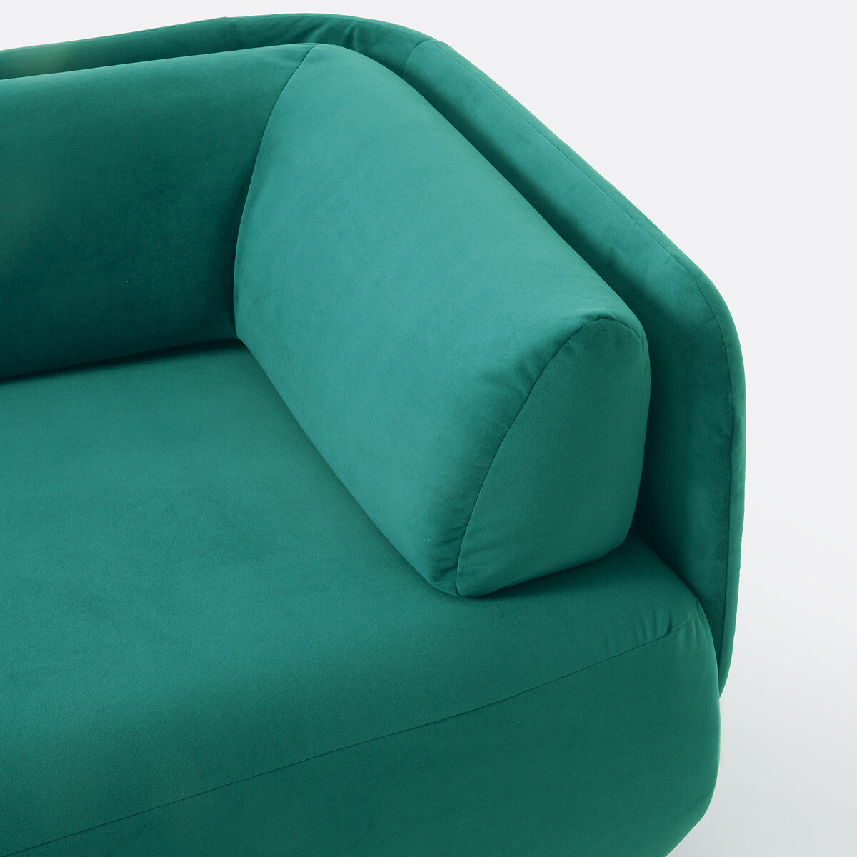 LA REDOUTE INTERIORS<br>Links de cadeira comprida, fluweel, Meridiano