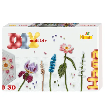 Hama Bügelperlen Art - Blumenstrauß