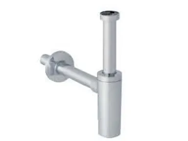 Geberit pungvandlås 40mmx1 1/4 t/hv Krom ABS