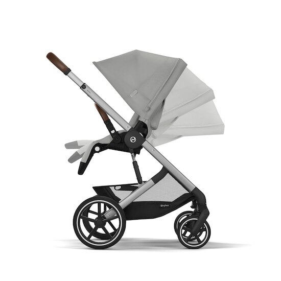 Poussette Balios S Lux 2   Châssis Silver - Stone Grey        de               CYBEX