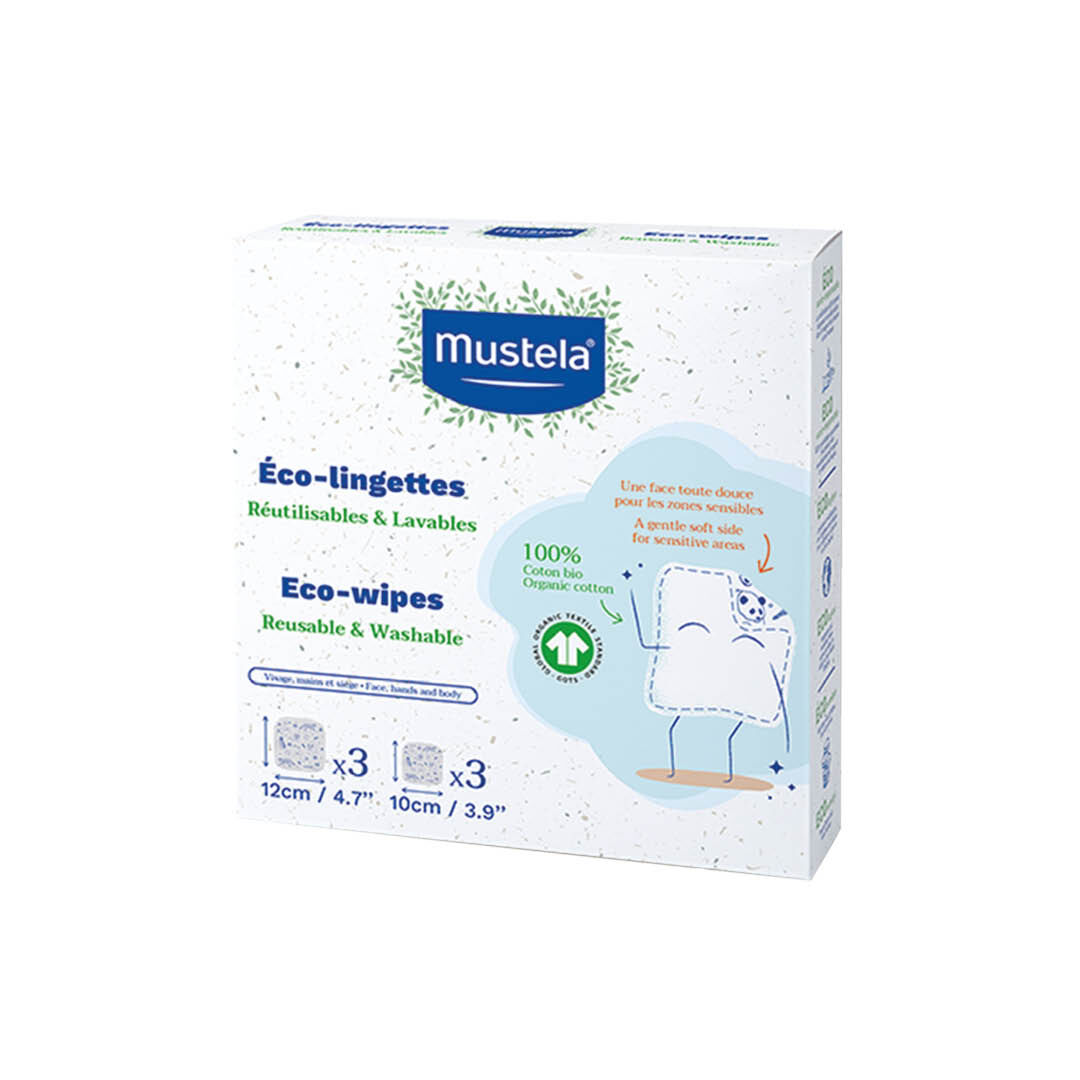 MUSTELA  Toalhetes Eco Reutilizáveis Refillx6 - 6un