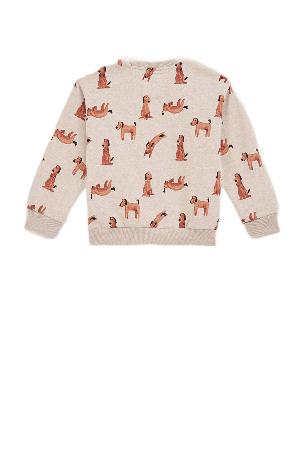 WE Fashion sweater beige/bruin