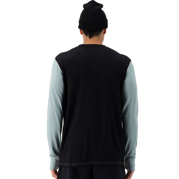 T-shirt thermique MONS ROYALE YOTEI LS DEW/CINDER/BLACK