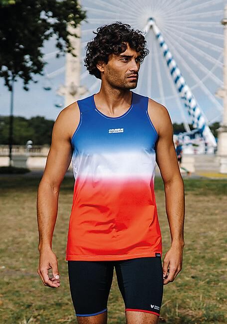 COUREUR DU DIMANCHE - DEBARDEUR LE DRAPEAU M