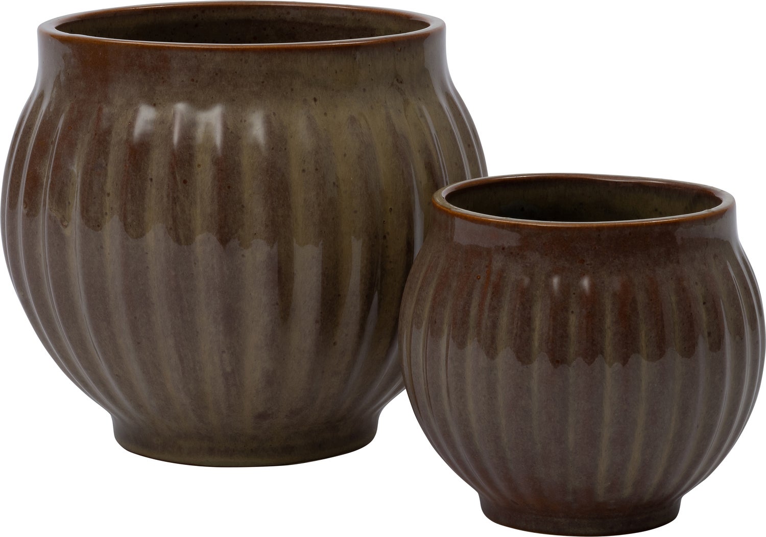 Intratuin bloempot Resa bruin D 13 H 14 cm