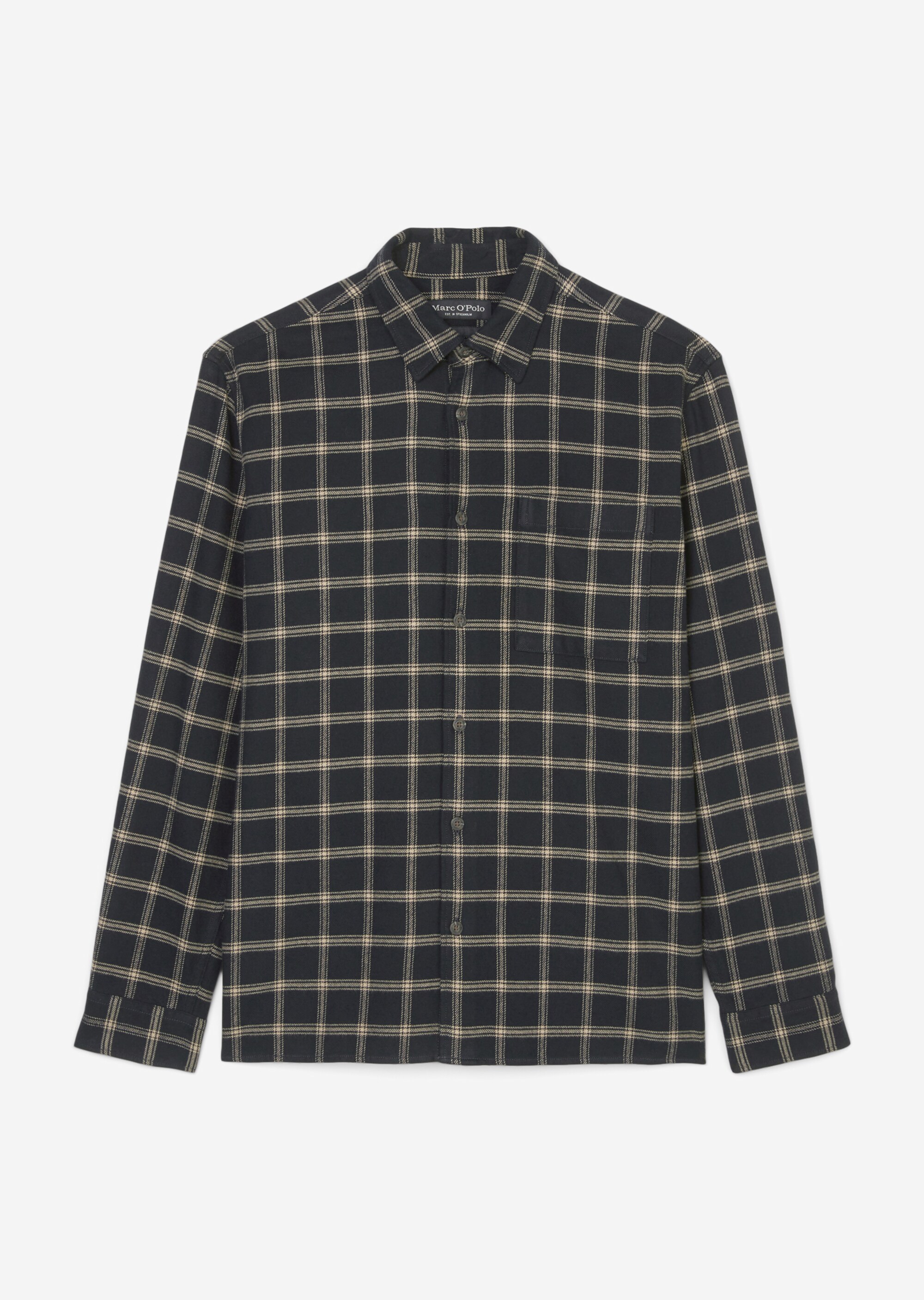 Hemd regular aus reinem Bio-Baumwolle-Twill