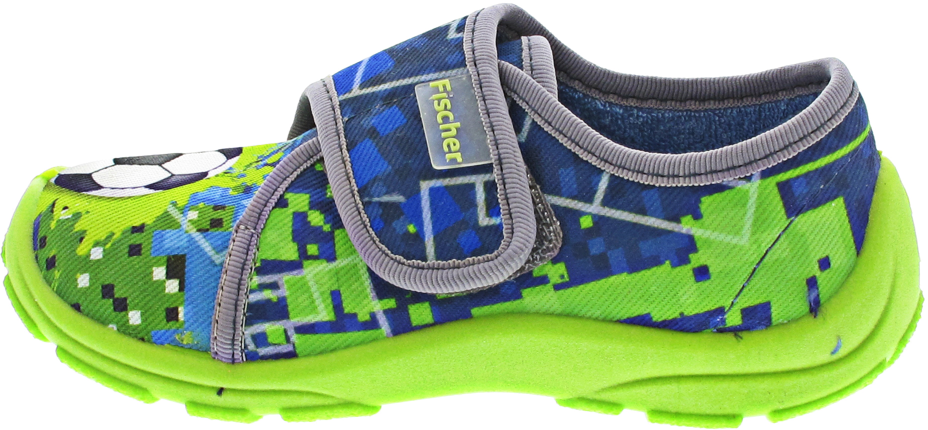 Fischer Markenschuhe Hausschuh grün