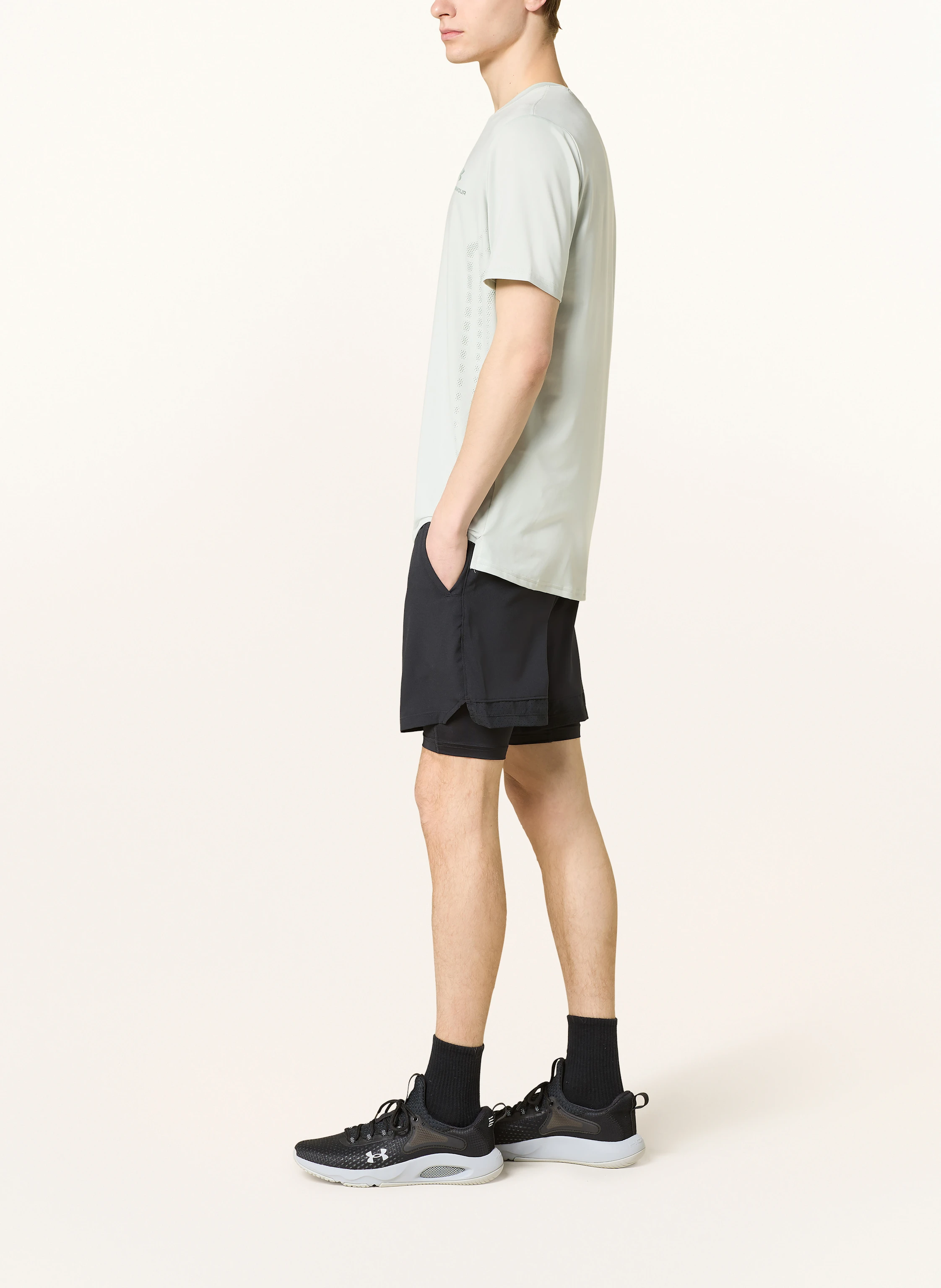 UNDER ARMOUR 2-in-1-Trainingsshorts UA VANISH WOVEN