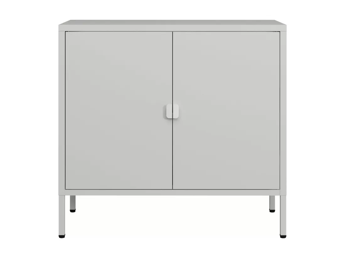 Armoire de bureau casier grise 80 x 40 x 75 cm 03_0006320