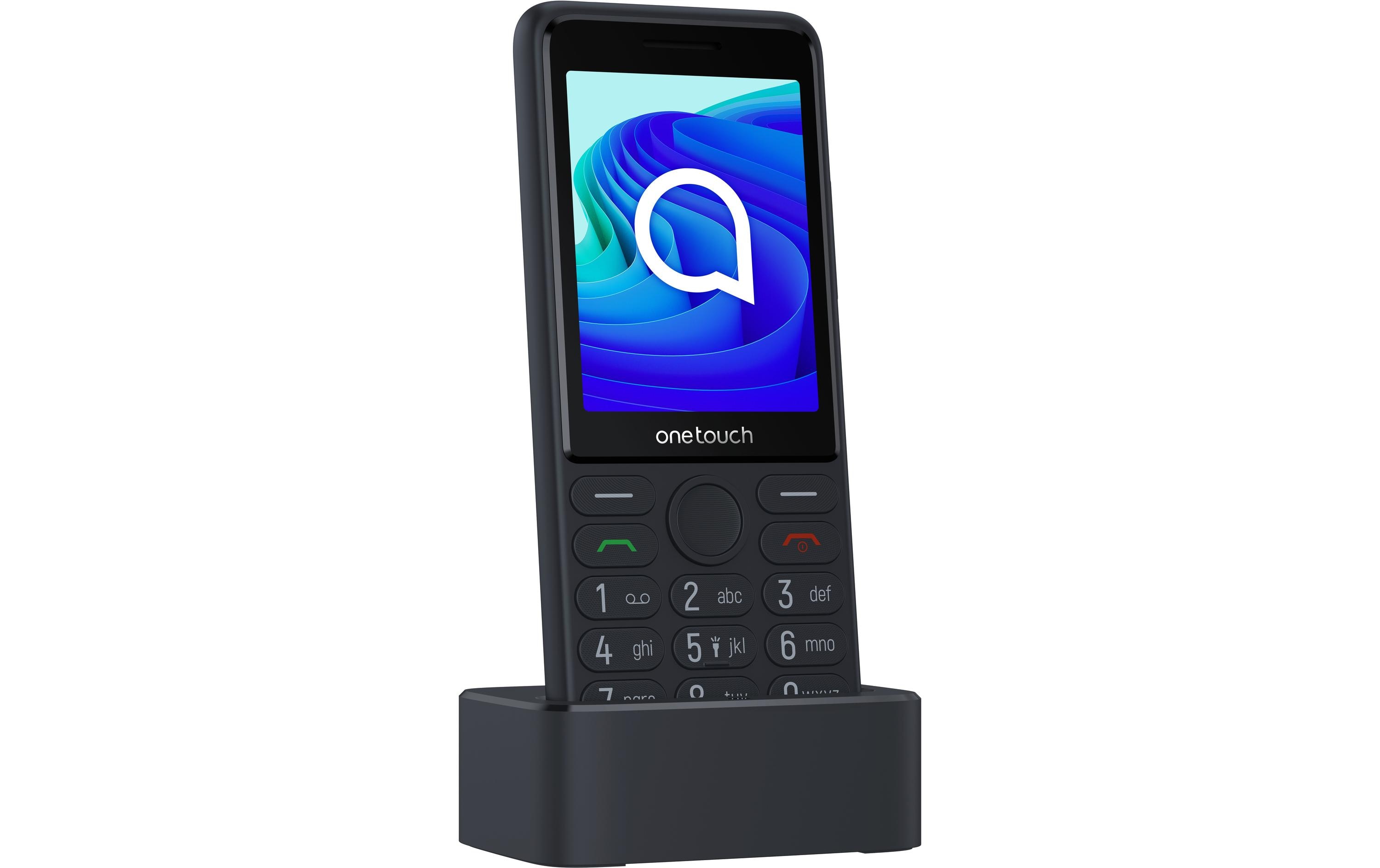 4042S 4G mit CradleKompaktes und robustes Mobiltelefon mit 2 Mpx-Kamera
