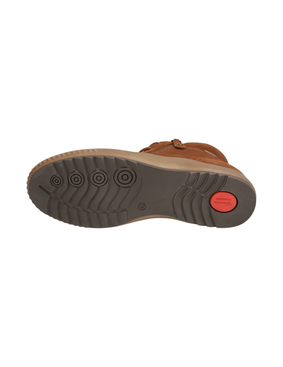Veloursleder Schnürboot