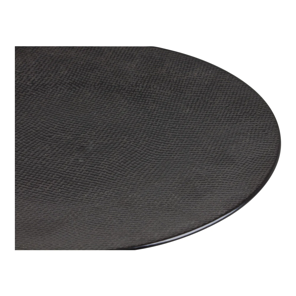 Assiette à dessert Vésuvio noir 21 cm (lot de 6) Table passion