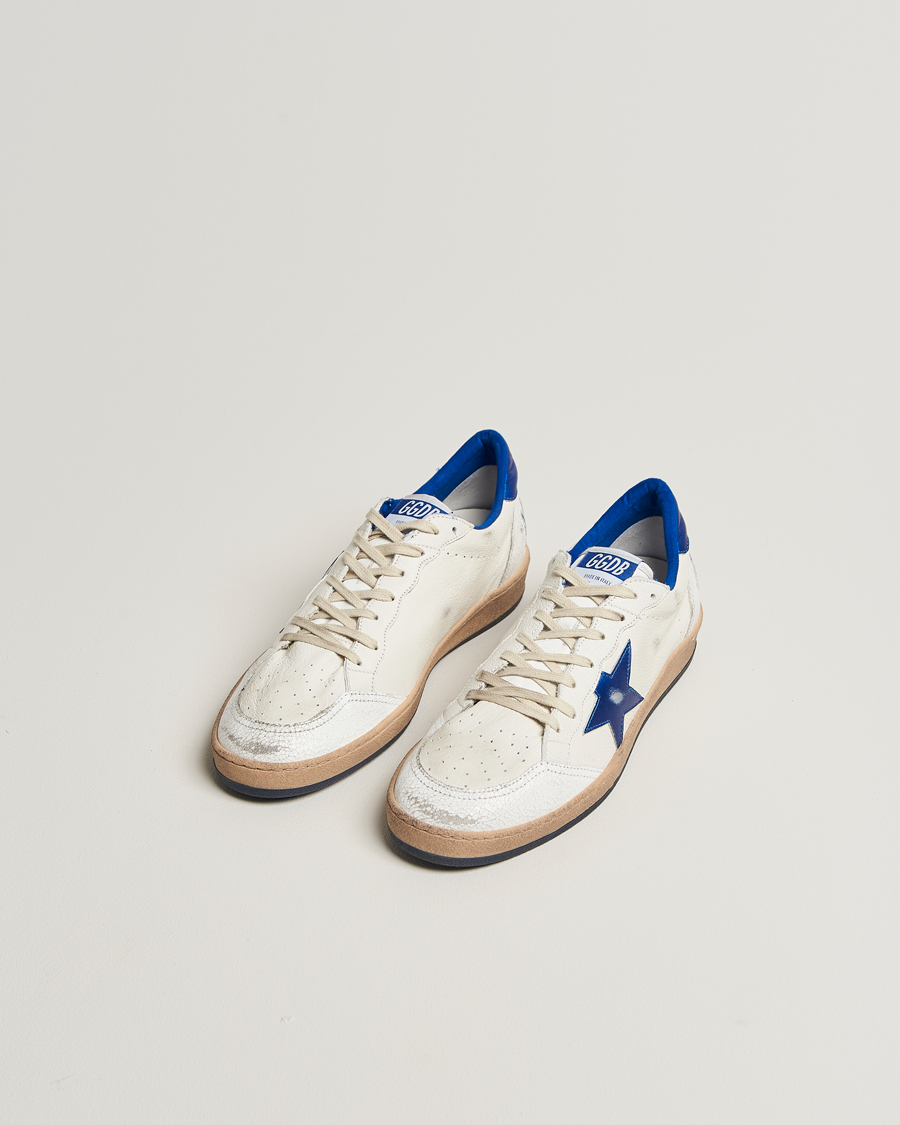 Golden Goose Ball Star Sneakers White/Blue